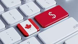 dollars canadiens pour le dépôt par virement électronique de casino par interac